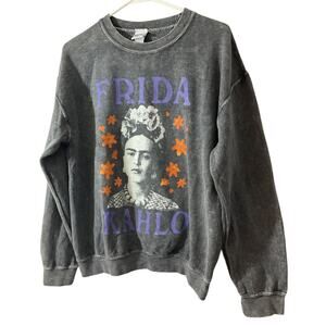 Junk Food Small Sweatshirt Frida Kahlo Falling Flowers